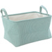 Coș de depozitare cu mânere, din poliester, 40 x 29 x 22 cm