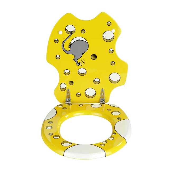 Capacul de toaletă SPEEDY, efect 3D - MDF, universal, WENKO