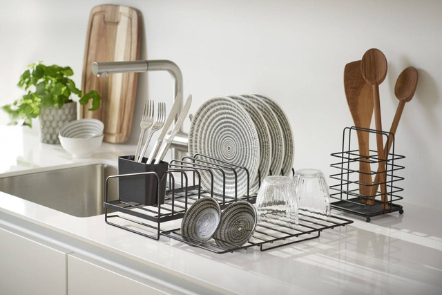 Scurgător de vase cu coș pentru tacâmuri, metal, ZELLER
