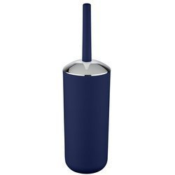 Recipient pentru perie BRASIL + perie WC, WENKO, albastru închis