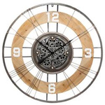 Ceas de perete cu mecanism decorativ LANA, Ø 90 cm