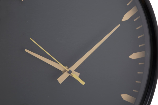 Ceas de perete cu limbi aurii, Ø 40 cm