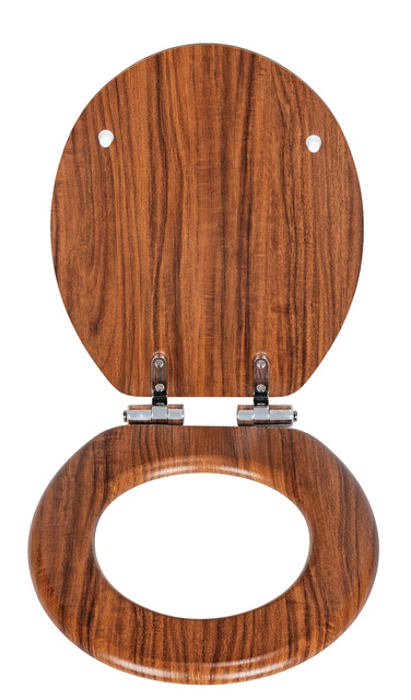 Capac toaleta CHESTNUT, MDF, Fix-Clip, WENKO