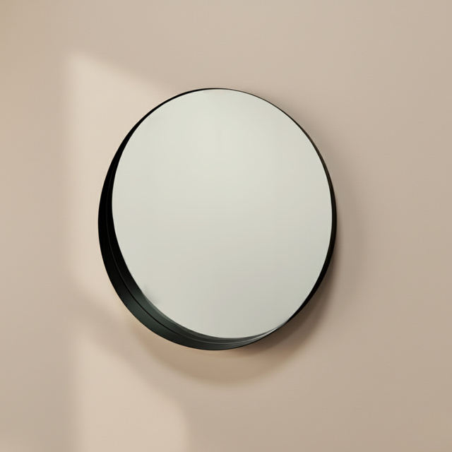 Oglindă de perete rotundă SVEA, Ø 50 cm