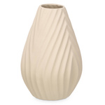 Vaza ceramica DIAGONAL STRIPE, bej