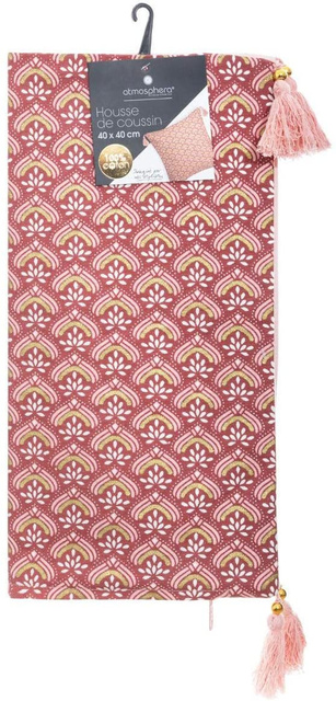 Perna decorativa HINDOU, 40 x 40 cm, cu model oriental