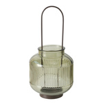 Suport pentru lumânări din sticlă ZENOR, 29 cm