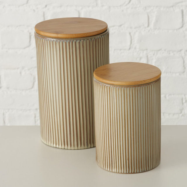 Recipiente pentru alimente din portelan Marony, capac ermetic din silicon, set 2 bucati