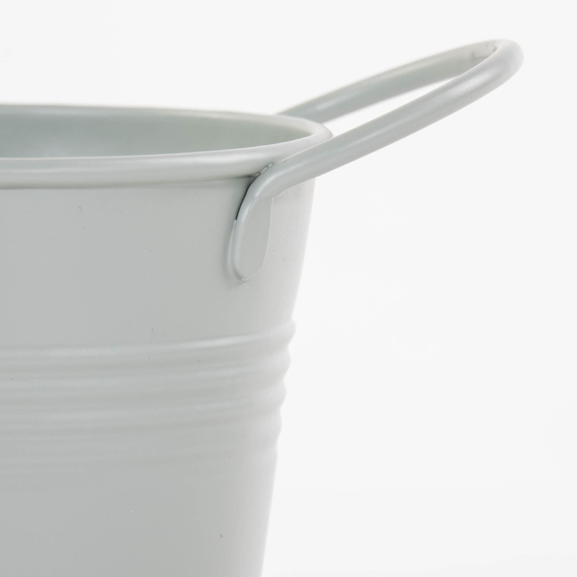 Jardiniera de flori pentru balcon Lingo, zincat, lung, 20 x 8,5 x 9,5 cm