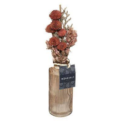 Vaza cu flori uscate, 28 cm
