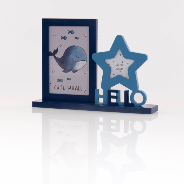 Rama in picioare cu decor, 25,5 x 5 x 18,5 cm