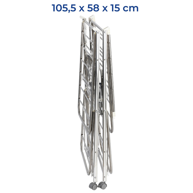 Uscător de haine pliant MOBILE, oțel inoxidabil
