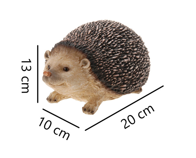 Decor de grădină - arici, 20 cm