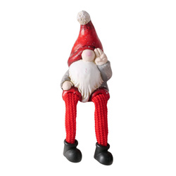 Figurină ceramică gnom șezând HAYO, înălțime 18 cm