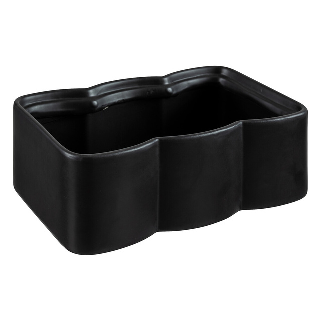 Cutie de șervețele ceramică BLI ASR lungime 25 cm -negru