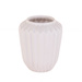 Vaza ceramica cu nervuri, 17 cm