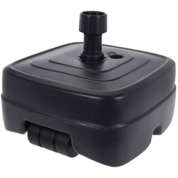 Baza pentru umbrela de gradina, neagra, 45 L