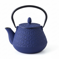 Ceainic din fontă cu infuzor TAKI, 1000 ml, bleumarin