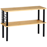 Etajeră de bucătărie din bambus pentru blat, 55 x 20 x 38 cm