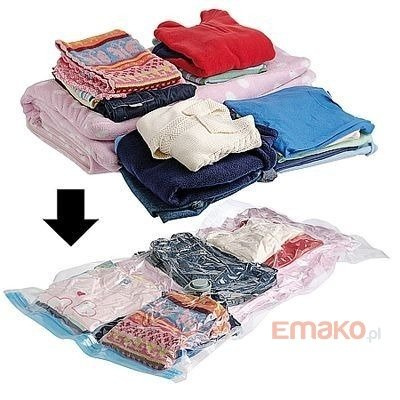 Sacii vacuum pentru haine, huse. 2 dimensiuni de pungi în set: XXL și L.