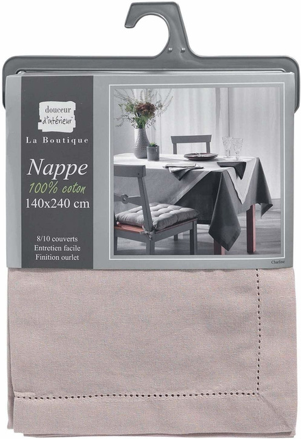 Fata de masa dreptunghiulara CHARLINE, 140 x 240 cm