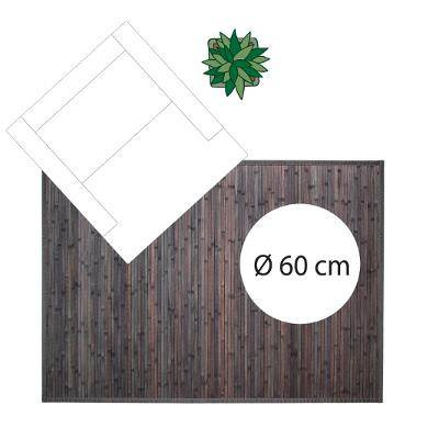 Covoraș de baie, bambus, 120 x 170 cm