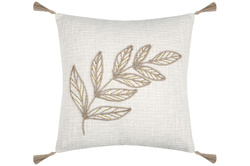 Pernă decorativă HEMERA cu franjuri, 40 x 40 cm