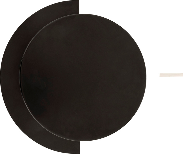 Aplica de perete neagră loft MYSTI, înălțime 30,5 cm