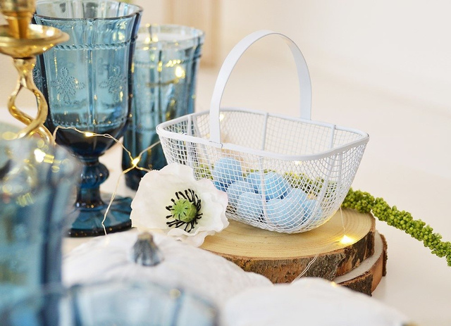 Suporturi din lemn NATURAL pentru farfuri, set de 4