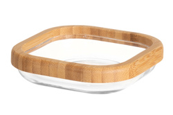 Borcan de bumbac ROPE, sticlă și bambus