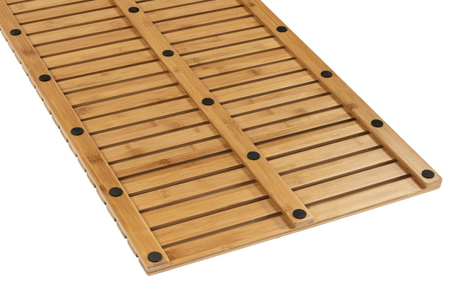 Platforma din lemn de bambus BAMBOO, 100 x 50 cm, natural, Wenko