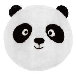 Covor rotund panda cu urechi SMILE, Ø 100 cm