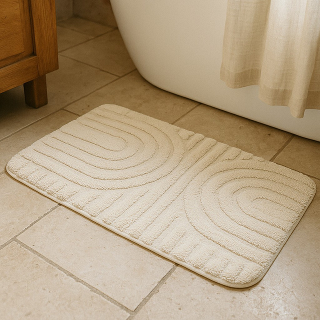 Covor de baie JEV, microfibră, 45 x 70 cm, model 2