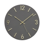 Ceas de perete, cu maini aurii, DAKOTA, Ø 40 cm