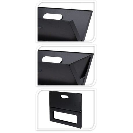 Gratar pliabil cu grilaj, 47,5 x 43 cm