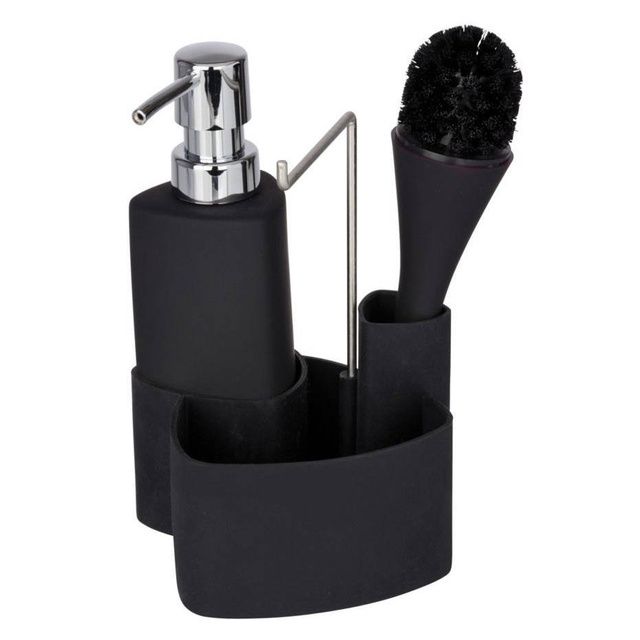 Set de bucătărie EMPIRE BLACK, 4 în 1, WENKO, negru