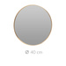 Oglinda rotunda aurie, Ø 40 cm