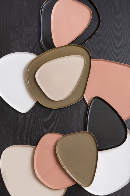 Tavă decorativă pentru lumânări MILA, 19 x 25 cm