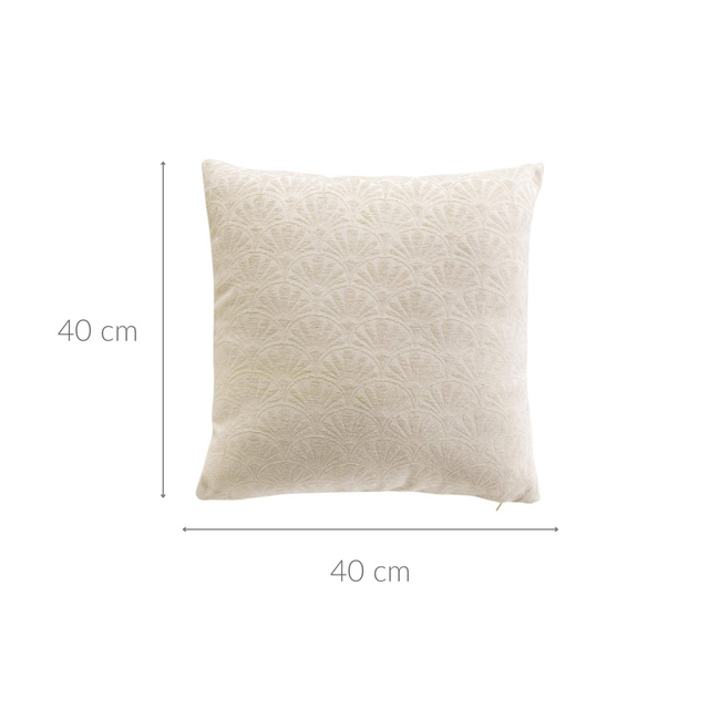 Pernă Jacquard cu husă detașabilă, 40 x 40 cm, OCRA