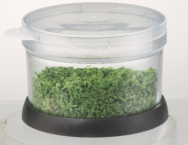 Tocator legume si fructe cu recipient