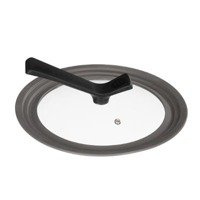 Capac borcan din sticla cu maner, 24-28 cm