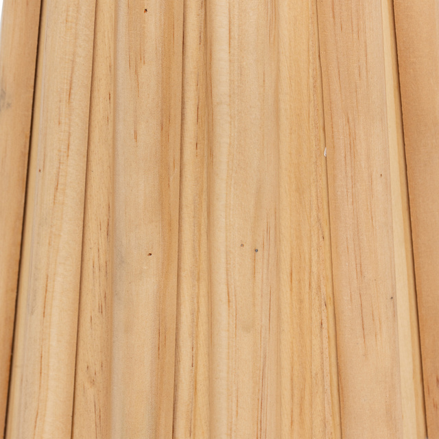 Lampă de noptieră ADONA cu picior din lemn, înălțime 53 cm