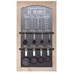 Tabla de bucatarie cu cesti de masurat, 40 x 70 cm