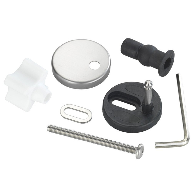 Set de montare pentru capac de toaletă Easy Close, balamale, oțel inoxidabil, 14 elemente, WENKO