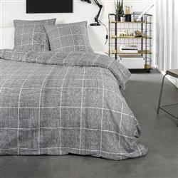 Lenjerie de pat din bumbac Winter, reversibila, 220 x 240 cm