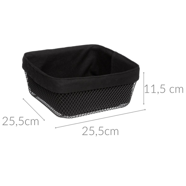 Cos pentru paine, modern MAYAJ, 25,5 x 25,5 x 11,5 cm