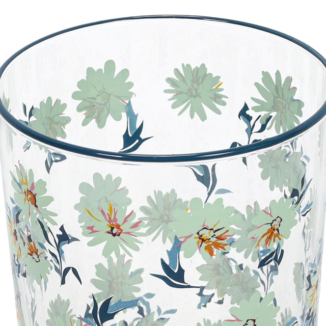 Pahar mare cu model floral, 510 ml