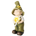 Figurina decorativa Copil cu floare, inaltime 45 cm