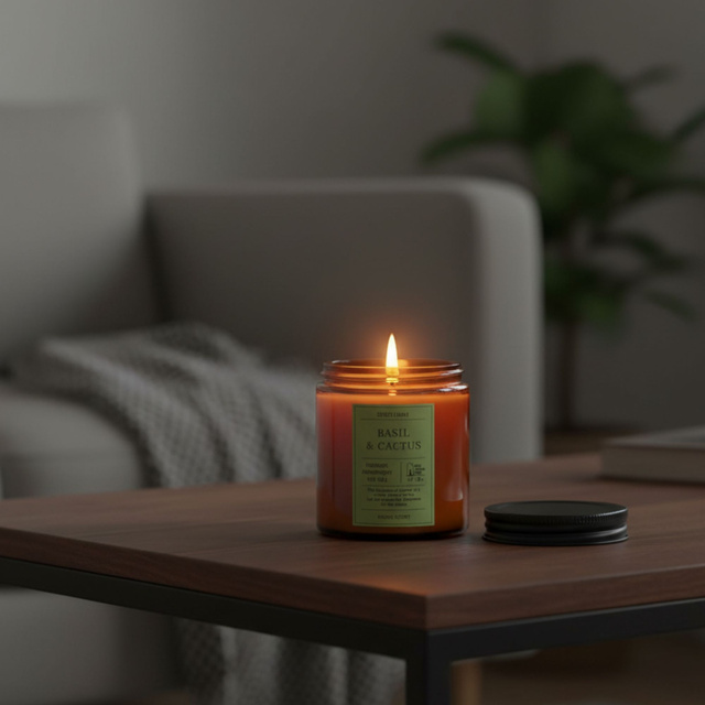 Lumânare parfumată HOME SCENT, timp de ardere 30 h