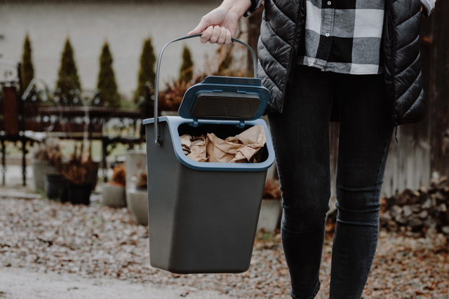 Set containere deșeuri, 4 bucăți, 25l, BINI